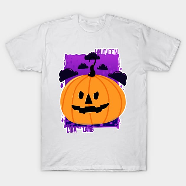 Jack O' Lantern  | Halloween Pumpkin | Lilla The Lamb T-Shirt by LillaTheLamb